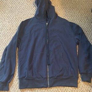 Women’s Navy Blue Zip-Up Hoodie